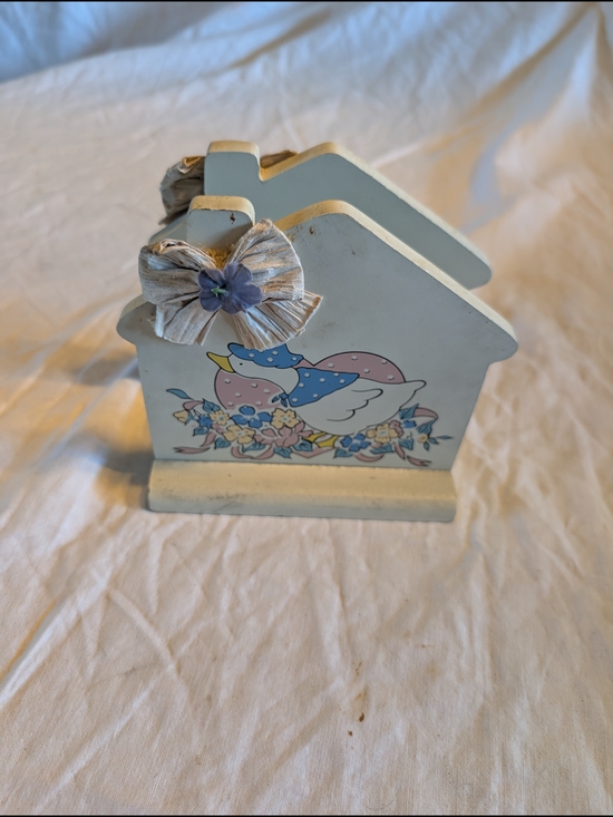 Vintage Other - 2/30$ Vintage White and Pastel Duck Napkin Holder